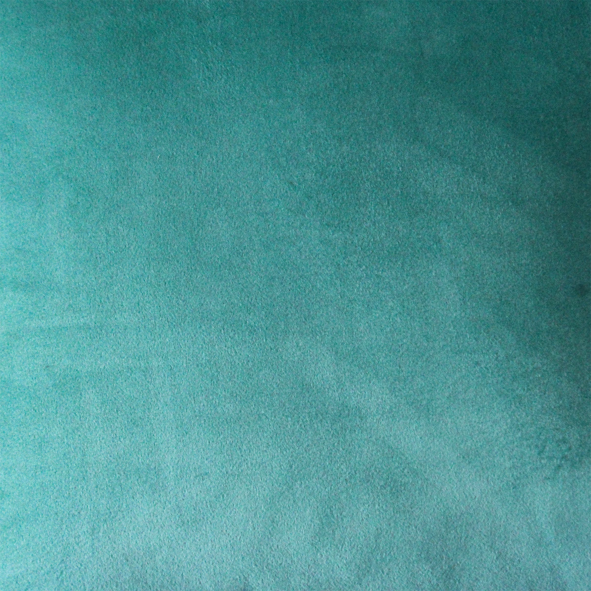 Aqua Splash Reversible Velvet Turquoise Blue Solid Cushion Cover Size 16" x 16"
