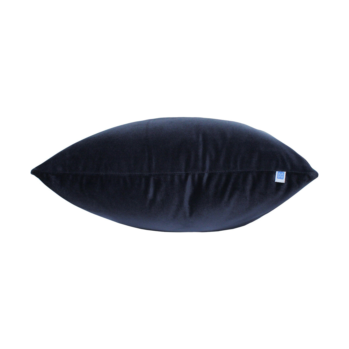 Pepper Corn Reversible Velvet Charcoal Solid Cushion Cover Size 16" x 16"