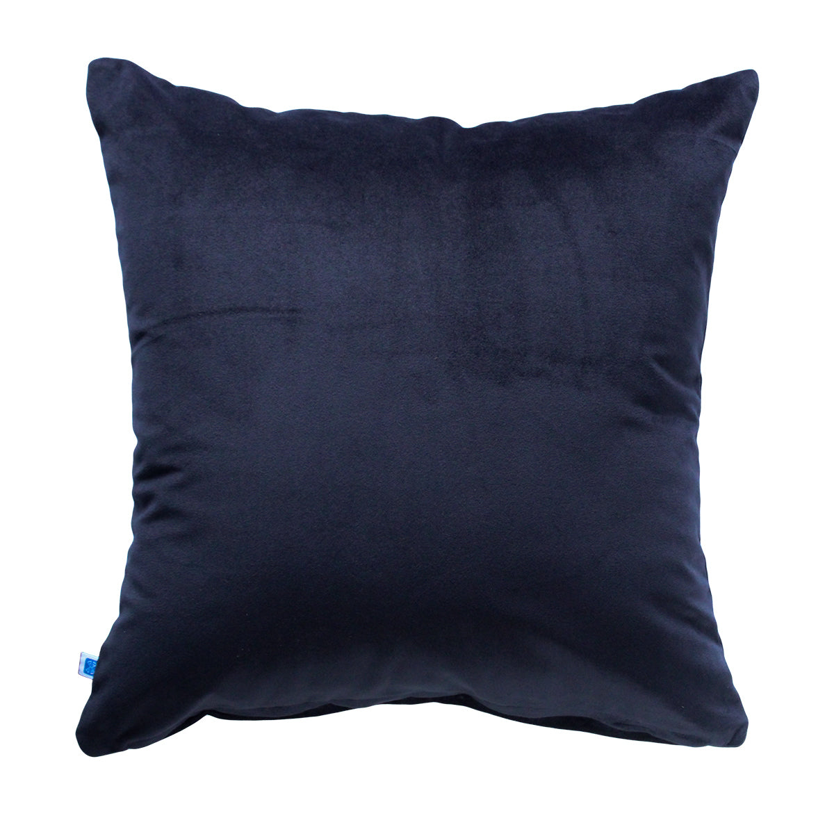 Pepper Corn Reversible Velvet Charcoal Solid Cushion Cover Size 16" x 16"