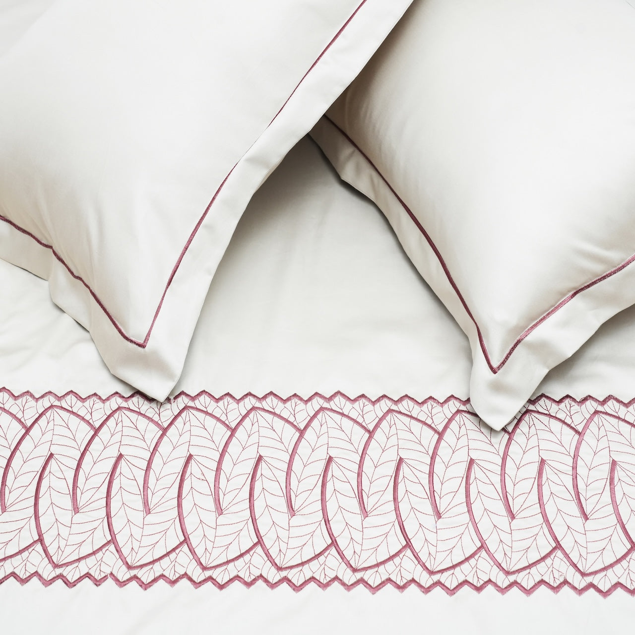 Art Lacey Legacy 100% Cotton Embroidered Flat Bed Sheet – 400 TC – 90" x 108"