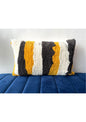 Abstract Tufted Lumbar Cushion Cover Size 12"x18"