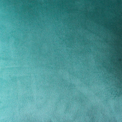 Aqua Splash Reversible Velvet Turquoise Blue Solid Cushion Cover Size 16" x 16"