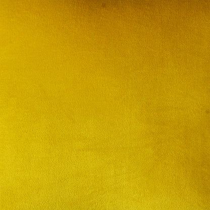 Bright Sunshine Reversible Velvet Yellow Solid Cushion Cover Size 16" x 16"