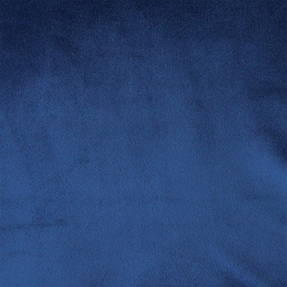 French Navy Reversible Velvet Navy Blue Solid Cushion Cover Size 16" x 16"