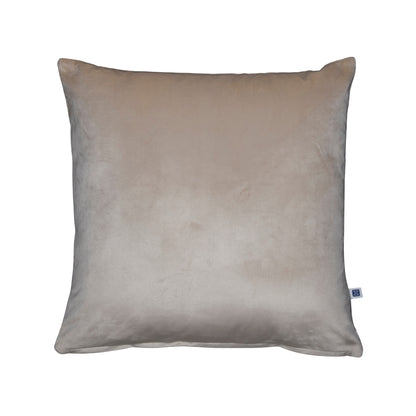 Sangria Solid Reversible Velvet Wine and Cream Cushion Cover Size 16" x 16"