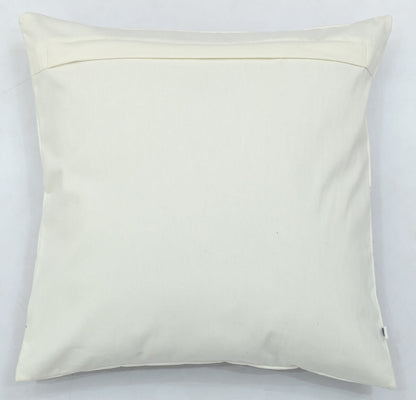 Nautical Anchor Tufted Cushion Cover Size 16" x 16"