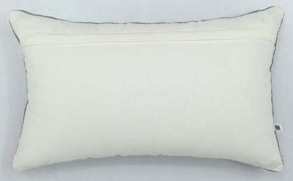 Chirpy Bird Motif Lumbar Lumbar Cushion Cover Size 12"x18"