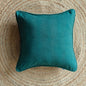 Solid Reversible Jade Green Cotton Cushion Cover Size 16"x16" Set of 2