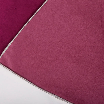 Luxury Velvet Color Block Cushion Cover - 16” x 16”