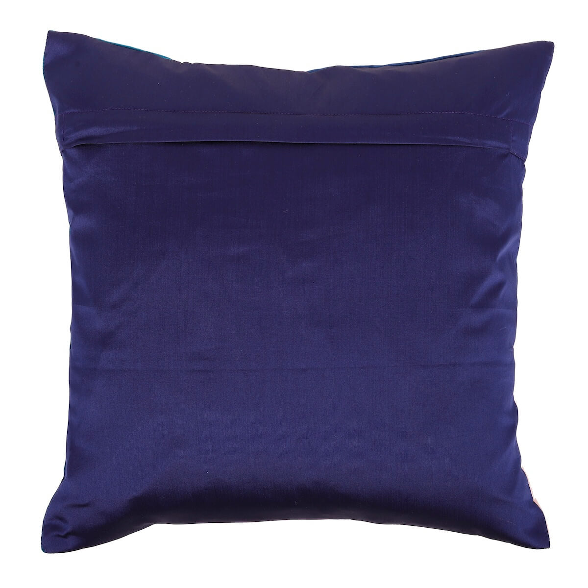 Luxury Velvet Color Block Cushion Cover - 16” x 16”