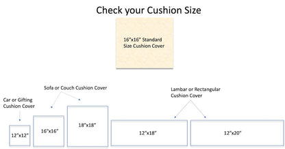 Abstract Tufted Lumbar Cushion Cover Size 12"x18"