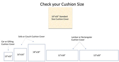 Reflecting Pattern Printed Cotton Canvas Multicolour Lumbar Cushion Cover Size 12"x18"